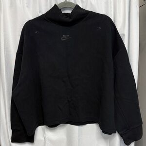 Nike Mock-Neck Cropped Sweatshirt